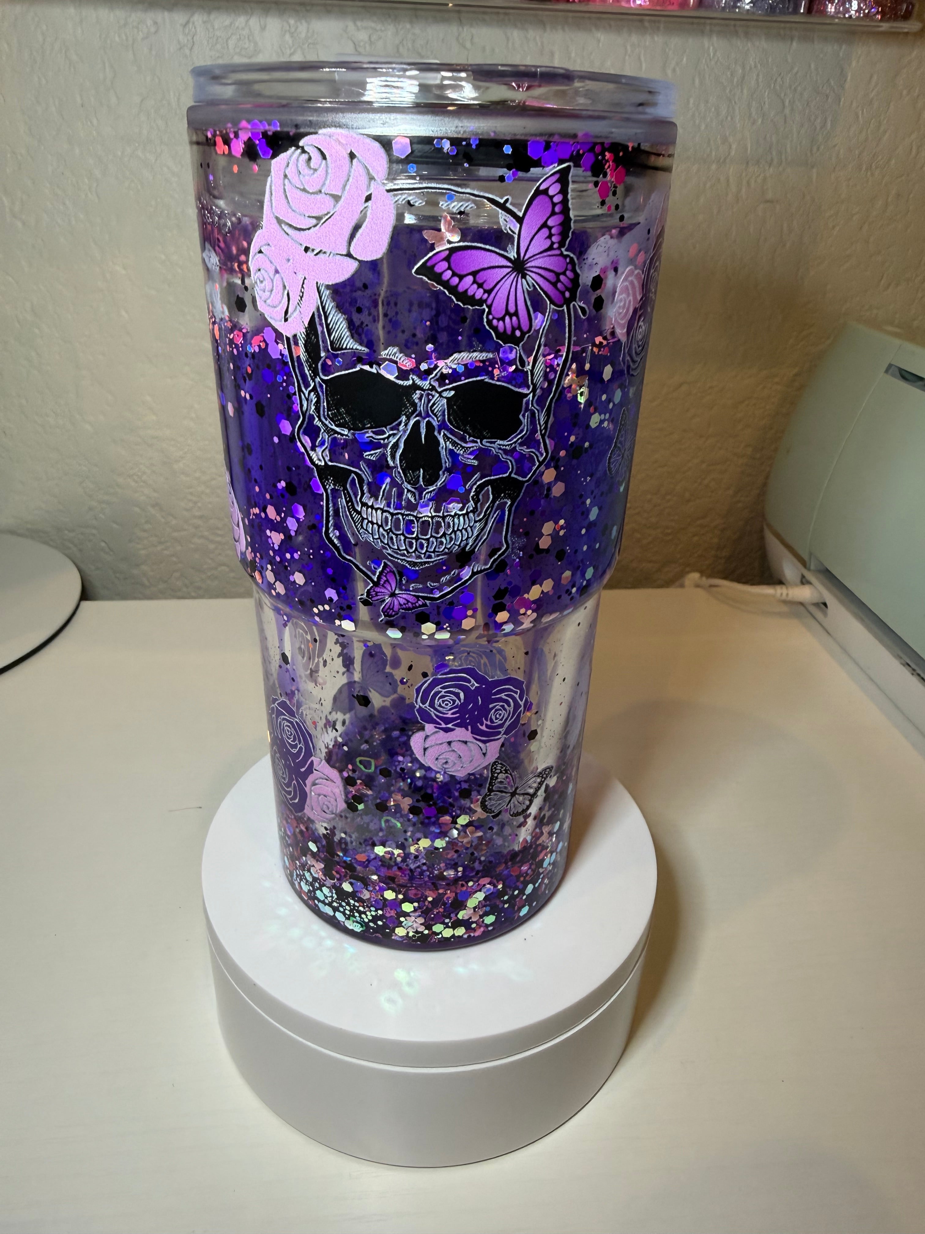Pretty in Purple and Skulls